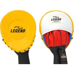 Legend Sports Hyper speed stootkussen geel leer