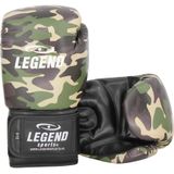 Legend Sports Powerfit & protect bokshandschoenen heren/dames camo army pu