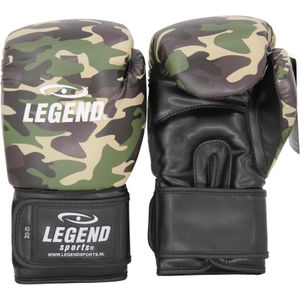 Legend Sports Powerfit & protect bokshandschoenen heren/dames camo army pu