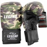 Legend Sports Powerfit & protect bokshandschoenen heren/dames camo army pu