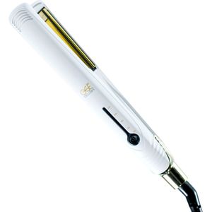 Ogé exclusive Hair Straightener One Touch Stripes wit/goud- stijltang