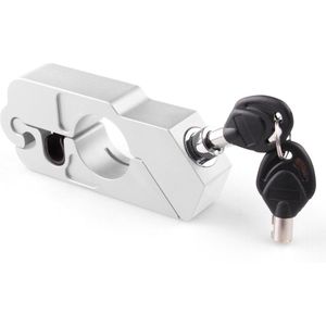BLANCC Griplock | Stuurslot Handrem Voor Scooter / Motor | Remhendel slot - Zilver
