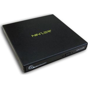Ninzer Externe DVD Speler en Brander - voor Laptop en Desktop - Zwart