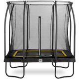 Salta Trampoline - Comfort Edition - rechteckig - 153 x 214cm - 5x7ft - Schutzrand Schwarz
