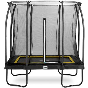 Salta Comfort Edition - Trampoline met veiligheidsnet - 214 x 153 cm - Zwart