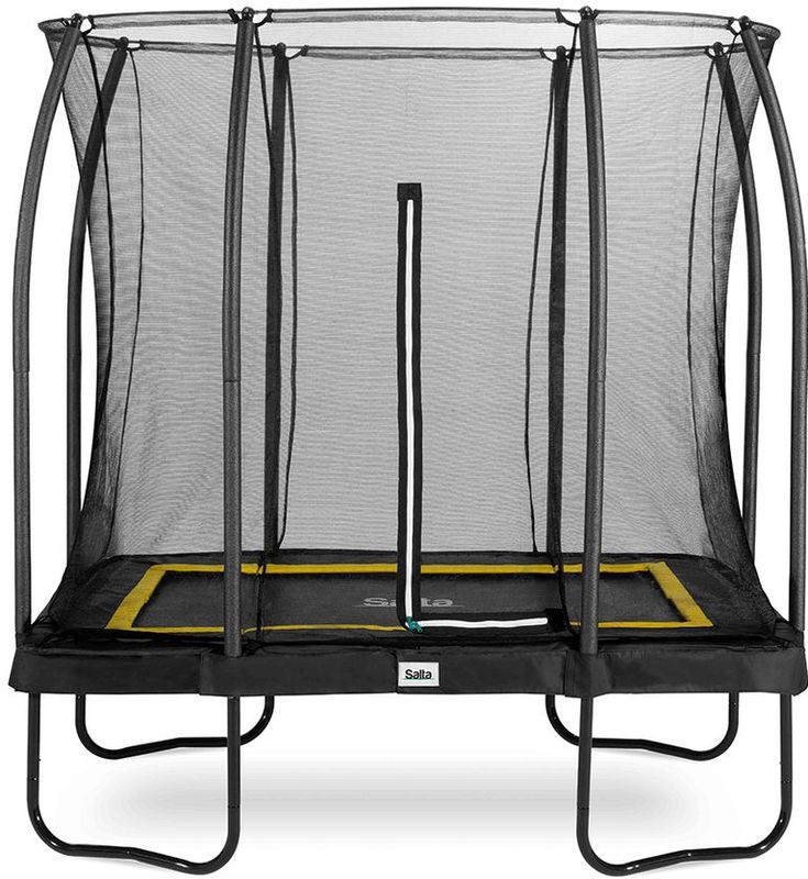 Salta Trampoline - Comfort Edition - rechteckig - 153 x 214cm - 5x7ft - Schutzrand Schwarz
