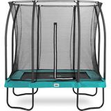 Salta Comfort Edition - Trampoline met veiligheidsnet - 214 x 153 cm - Groen