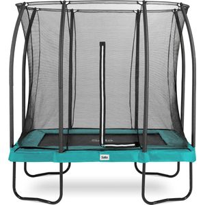 Salta Comfort Edition - Trampoline met veiligheidsnet - 214 x 153 cm - Groen