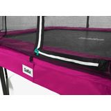 Salta Trampoline - Comfort Edition - rechteckig - 214 x 305cm - 7x10ft - Schutzrand pink