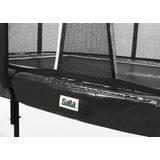 Salta First Class - Trampoline met veiligheidsnet en ladder - 366 x 214 cm - Zwart