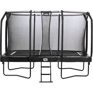 Salta First Class - Trampoline met veiligheidsnet en ladder - 366 x 214 cm - Zwart