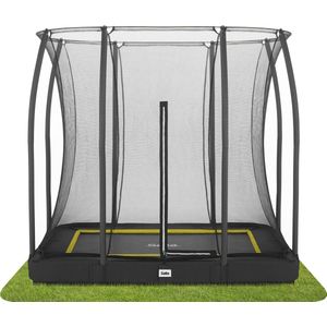 Salta Comfort Edition Ground - inground trampoline met veiligheidsnet - 214 x 153 cm - Zwart