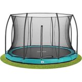 Salta Comfort Edition Ground - inground trampoline met veiligheidsnet - ø 366 cm - Groen