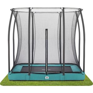 Trampoline Salta Comfort Edition Ground Green 153 x 214 + Safety Net
