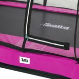 Salta Comfort Edition Ground - inground trampoline met veiligheidsnet - 214 x 153 cm - Roze
