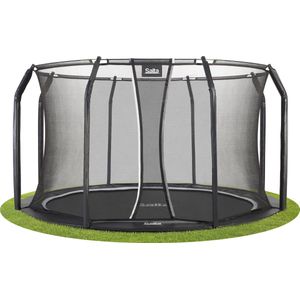 Salta Royal Baseground - Inground trampoline met veiligheidsnet - ø 366 cm - Zwart