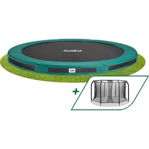 Salta Premium Ground - Inground trampoline met veiligheidsnet - ø 305 cm - Groen