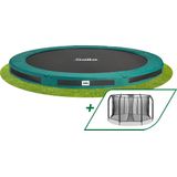 Trampoline Salta Premium Ground Green 396 + Safety Net