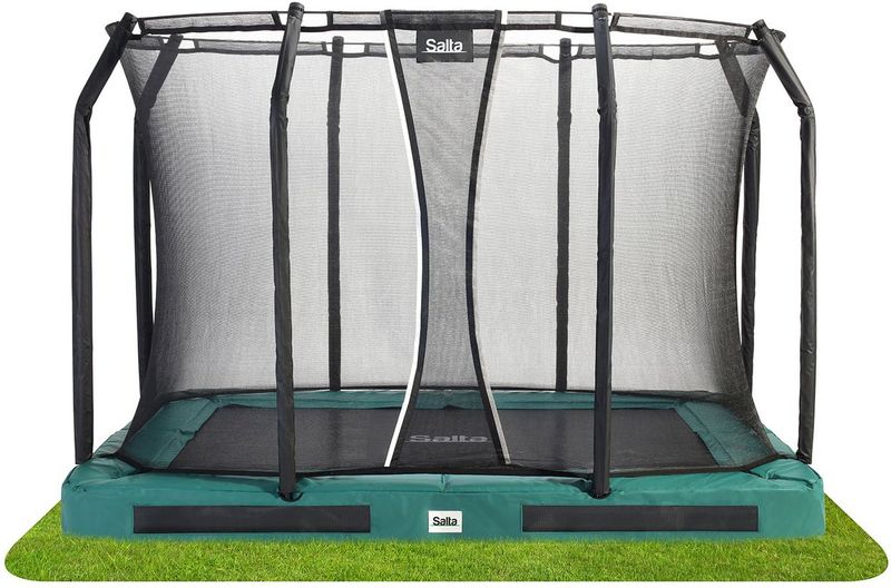 SALTA Premium Ground Trampolin ca. 305x214 cm - Rechteckig Grün - versch. Ausführungen