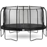 Salta Premium Black Edition - Trampoline met veiligheidsnet - ø 457 cm - Zwart