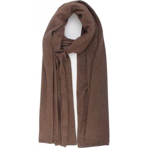 Coco cashmere scarf- valentijn cadeautje voor hem- Omslagdoek-Fijn gebreide kasjmier sjaal- Uni- Cadeau voor man- Cadeau voor vrouw- Cosy chic-Chocolade bruin