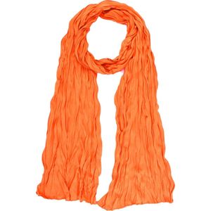 Accessories Junkie Amsterdam- Oranje Sjaal- Lange sjaal- Katoen- Uni- Effen- Dames- Heren- Sjaaltje- Holland-Oranje