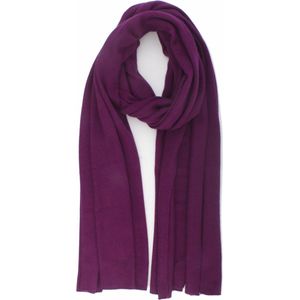 Coco cashmere scarf- Omslagdoek- Fijn gebreide kasjmier sjaal- Uni- Cadeau voor man- Cadeau voor vrouw- Cosy chic-Paars
