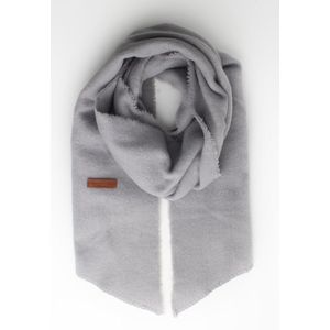 Odilia scarf- Accessories Junkie Amsterdam- Dames- Gebreide sjaal- Herfst winter- Katoenen sjaal- Effen- Grijs