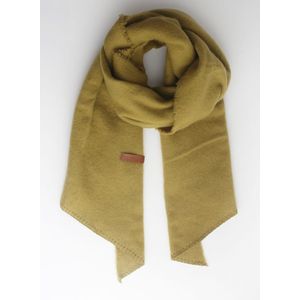 Odilia scarf- Accessories Junkie Amsterdam- Dames- Gebreide sjaal- Herfst winter- Katoenen sjaal- Effen- Lime