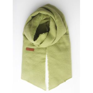 Odilia scarf- Accessories Junkie Amsterdam- Dames- Gebreide sjaal- Herfst winter- Katoenen sjaal- Effen- Kaki groen