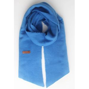 Odilia scarf- Accessories Junkie Amsterdam- Dames- Gebreide sjaal- Herfst winter- Katoenen sjaal- Effen- Kobalt blauw