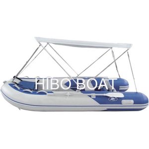 HIBO Rubberboot Biminitop RVS Maat S 185 X 130 X 100-1.15 CM