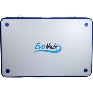 EvoNautic Opblaasbaar Eiland - Watervlot - Drijvende Mat - Watermat - Zwemvlot - Stevig PVC -