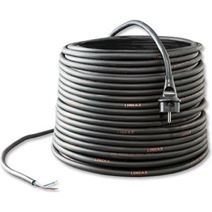 Aansluitsnoer - M Steker - 2X1,0 - 5M - Dun Neop