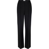 CHANTALLE - Pantalon - Zwart - Wide Leg Fit - Klassieke Persnaad