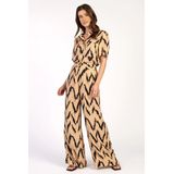 AAIKO Frederique Ikat Vis 528 Broeken Dames - Beige