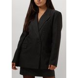 Aaiko - Heidy - Blazer - Zwart - Gestreept - Lange Mouwen