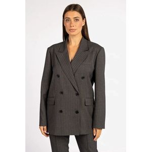 Aaiko - Heidy - Blazer - Zwart - Gestreept - Lange Mouwen
