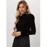 AAIKO Ivona Zig-zag Pes 169 Tops T-shirts Dames - Shirt - Zwart