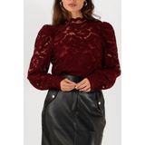 AAIKO Muze Pes 566 Blouses Dames Rood