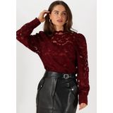 AAIKO Muze Pes 566 Blouses Dames Rood