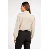 Aaiko - Blouse - Ecru - 70% Tencel en 30% Nylon - Lange Mouwen