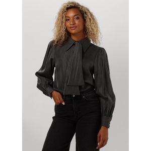 AAIKO Veronne Tie Shimm Ray 517 Blouses Dames - Grijs - Maat M