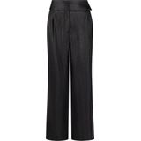 AAIKO Rocia Twill Shine Vis 545 Broeken Dames - Zwart