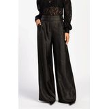 AAIKO Rocia Twill Shine Vis 545 Broeken Dames - Zwart