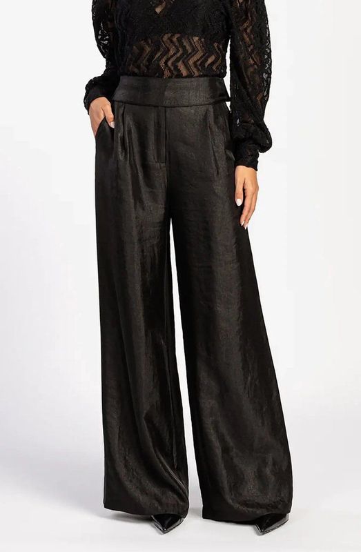 AAIKO Rocia Twill Shine Vis 545 Broeken Dames - Zwart