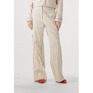 AAIKO Sonja Stripe Co 570 Broeken Dames - Gebroken wit - Maat S