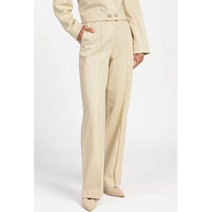 Aaiko straight high waist pantalon crème