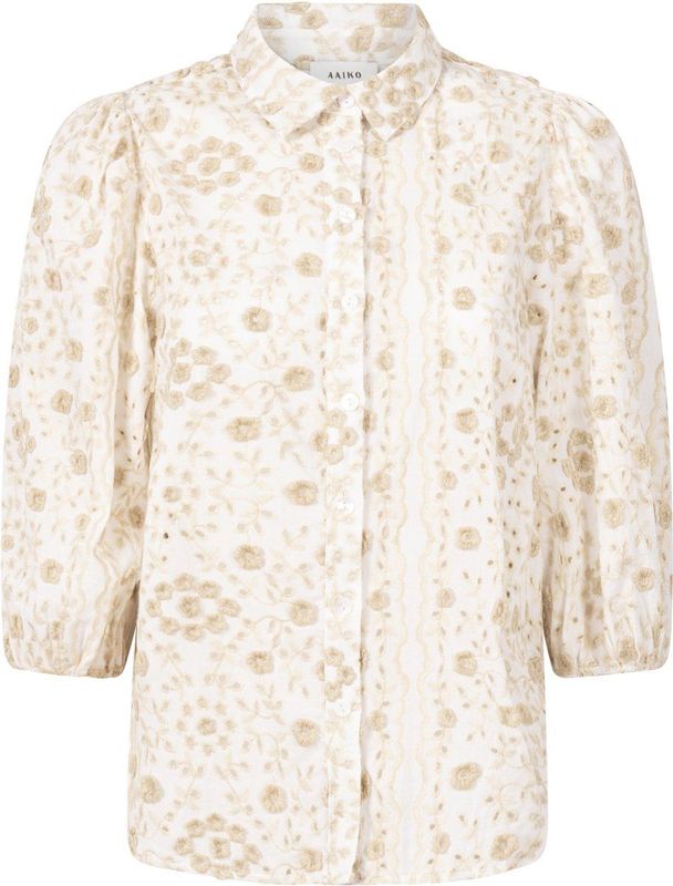 AAIKO Lien 2 Tone Blouse Dames - Geel