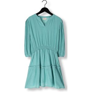 Ai&Ko - Arielle Crinkle Vis - Jurk - Mint - 529 G